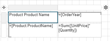 Binding data to Tablix data region